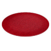 Planche À Découper Texture dynamique de tissu rouge (Coin)