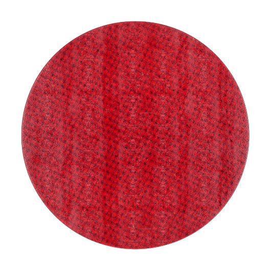 Planche À Découper Texture dynamique de tissu rouge (Devant)