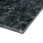 Planche À Découper Texture en marbre noir (Coin)