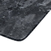 Planche À Découper Texture en marbre noir  (Coin)