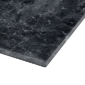 Planche À Découper Texture en marbre noir  (Coin)