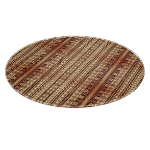 Planche À Découper Texture ethnique Brown