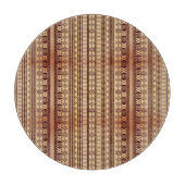 Planche À Découper Texture ethnique Brown (Devant)