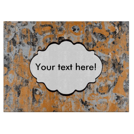 Planche À Découper Texture grise Brown (Devant)