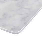 Planche À Découper Texture Marbre blanc (Coin)