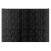 Planche À Découper Texture noire moderne (Devant)