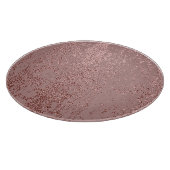 Planche À Découper Texture or métallique, quartz rose. (Coin)