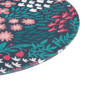 Planche À Découper Texture vintage Fleur sans joint. (Coin)