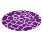 Planche À Découper Texture violette de la peau de girafe (Coin)