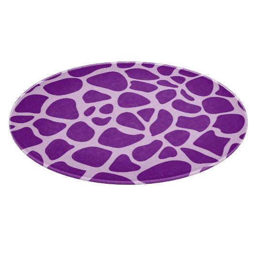 Planche À Découper Texture violette de la peau de girafe (Coin)