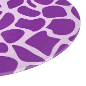Planche À Découper Texture violette de la peau de girafe (Coin)