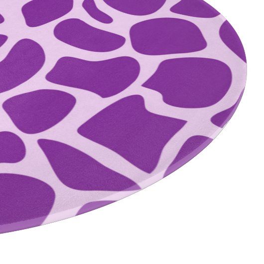 Planche À Découper Texture violette de la peau de girafe (Coin)