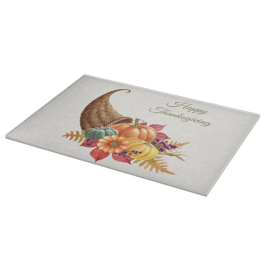 Planche À Découper Thanksgiving Cornucopia Cutboard (Coin)