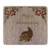 Planche À Découper Thanksgiving simili cuir 1 (Devant)