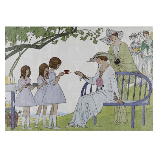 Planche À Découper Thé dans le jardin (Devant)