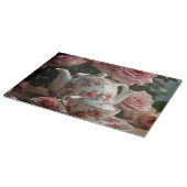 Planche À Découper Thé de rose de chou rose (Coin)