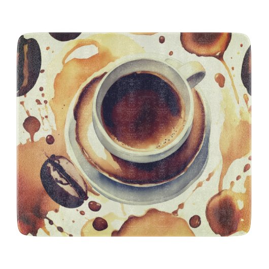 Planche À Découper The world of coffee (Devant)