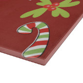 Planche À Découper Thème de Noël Rouge et Vert (Coin)