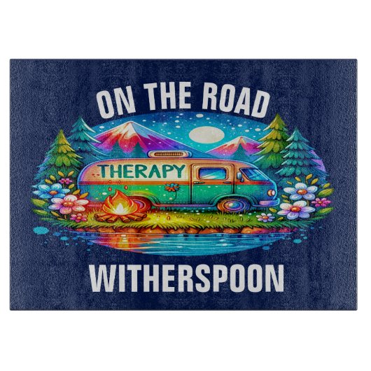 Planche À Découper Thérapie de camping (Devant)