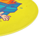 Planche À Découper This Little Light: Dumpster Fire Round (Coin)