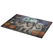 Planche À Découper Tibetan Terrier Halloween Effrayant (Coin)