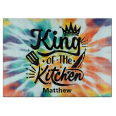 Planche À Découper Tie Dye King De La Cuisine Coupe (Devant)
