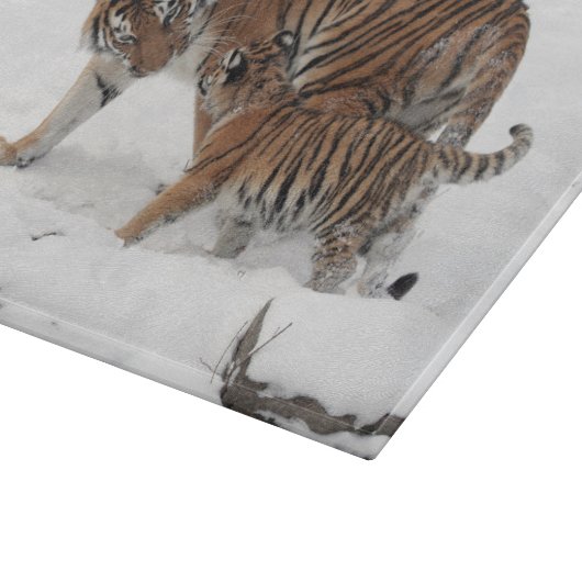 Planche À Découper Tiger and Cub in the Snow (Coin)
