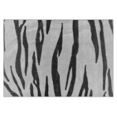 Planche À Découper Tiger noir et blanc (Devant)