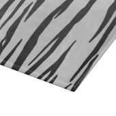 Planche À Découper Tiger noir et blanc (Coin)
