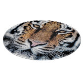 Planche À Découper Tiger rayures Portrait dans Graphic Press Style (Coin)