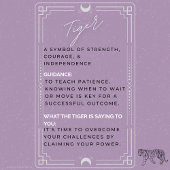 Planche À Découper Tiger Spirit Animal Décoration Cutting Board