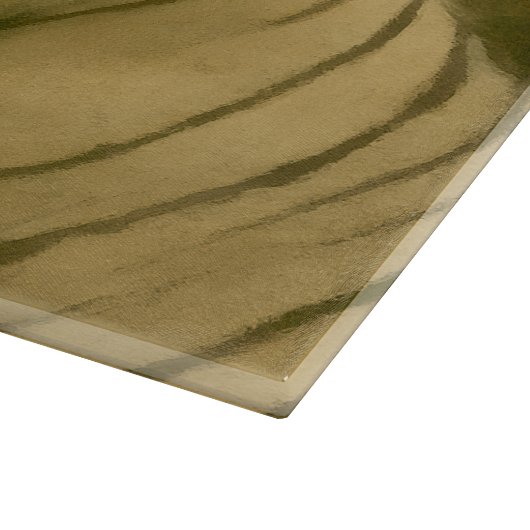 Planche À Découper Tigre blanc reposant dans l'ombre des bois (Coin)