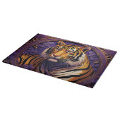 Planche À Découper Tigre en violet (Coin)