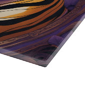 Planche À Découper Tigre en violet (Coin)