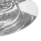 Planche À Découper Tigre noir et blanc (Coin)