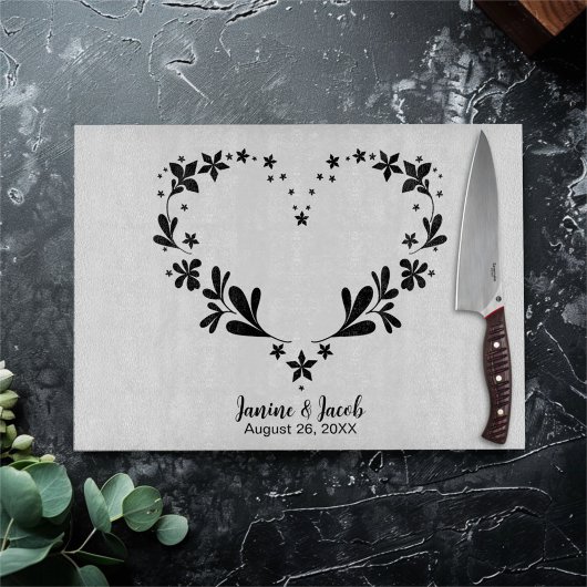 Planche À Découper Til Death Do Us Part Nom et Mariage personnalisés 