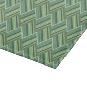 Planche À Découper Tissage de bandes vert olive (Coin)