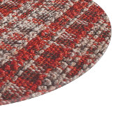 Planche À Découper Tissu taran rouge : Arrière - plan texturé (Coin)