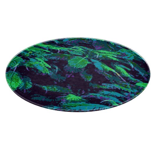 Planche À Découper Tissu tropical (Coin)