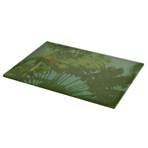 Planche À Découper Tissu tropical vintage de Faux