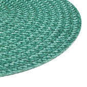 Planche À Découper Tissu vert tressé artificiel. (Coin)
