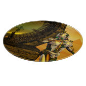 Planche À Découper TITAN DANS LE DÉSERT DE L'HYPERION Science-Fiction (Coin)