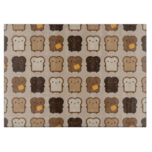 Planche À Découper Toast de Kawaii (Devant)