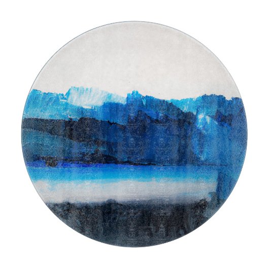 Planche À Découper Toile Abstraite : Texture Art Moderne. (Devant)