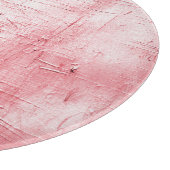 Planche À Découper Toile rouge métallique : Elégance de la brosse. (Coin)