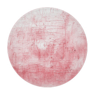 Planche À Découper Toile rouge métallique : Elégance de la brosse.