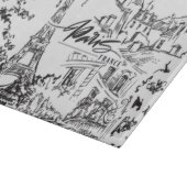 Planche À Découper Toile Tour Eiffel (Coin)