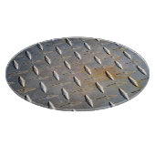 Planche À Découper Tôle d'acier diamantée robuste graphique (Coin)