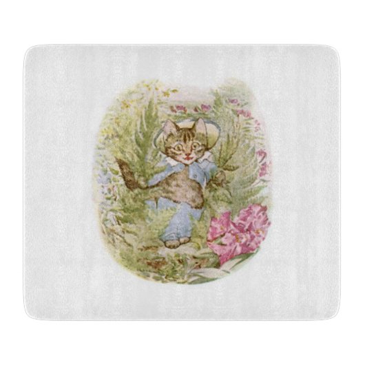 Planche À Découper Tom Kitten (jolie illustration de chat) Beatrix Po (Devant)