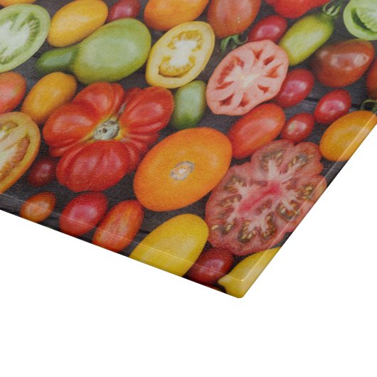 Planche À Découper Tomates colorées (Coin)